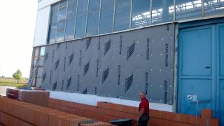 Scanwest Plzeň - zateplení stěny